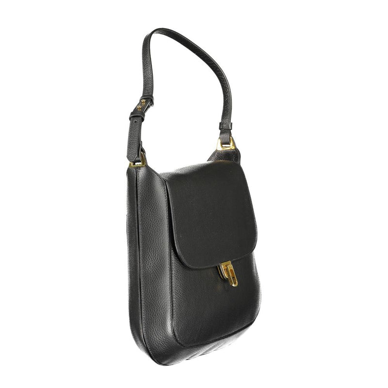 Black Leather Women Handbag Coccinelle