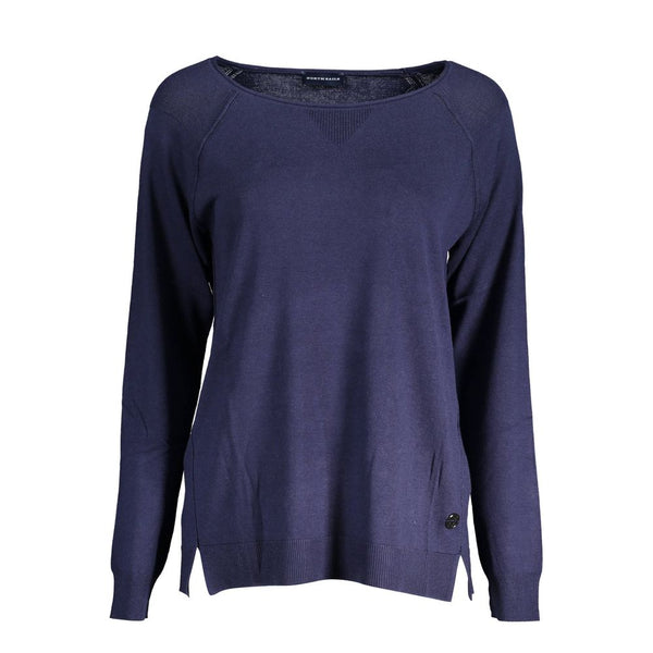 Blue Viscose Women Sweater North Sails