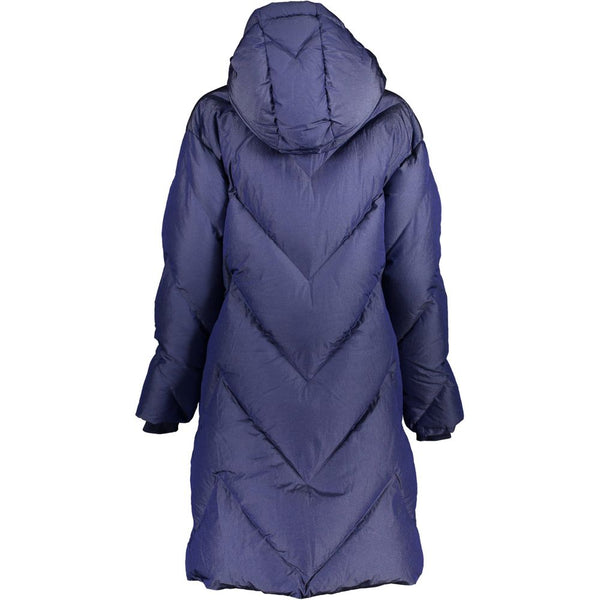 Blue Polyamide Jackets & Coat K-WAY
