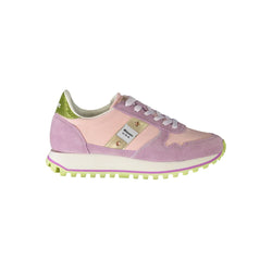 Pink Polyester Sneaker Blauer