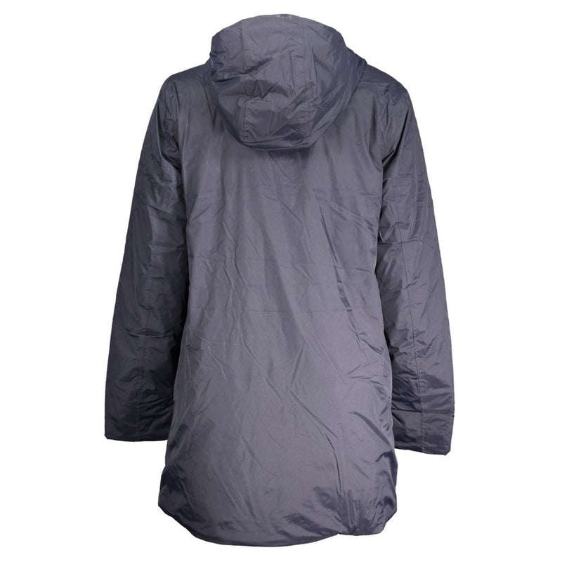 Blue Polyamide Jackets & Coat K-WAY