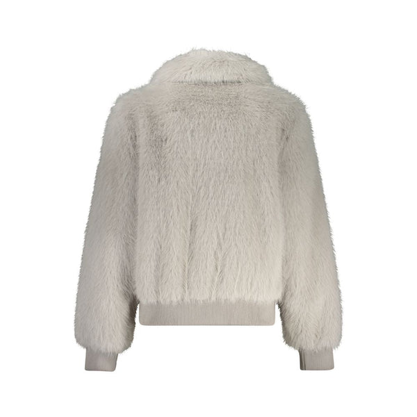 Gray Polyester Jackets & Coat Guess Jeans
