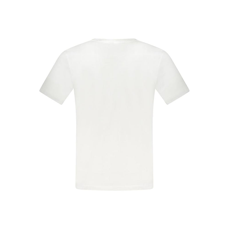 White Cotton Men T-Shirt Rifle