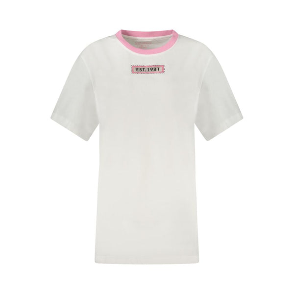 White Cotton Women Top Guess Jeans