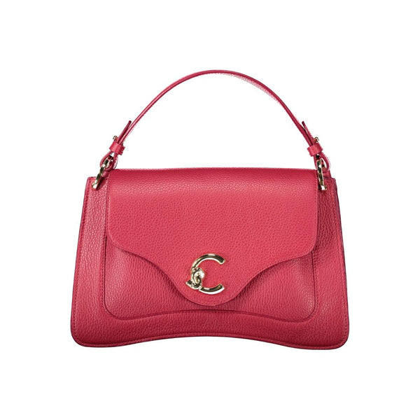 Red Leather Women Handbag Coccinelle