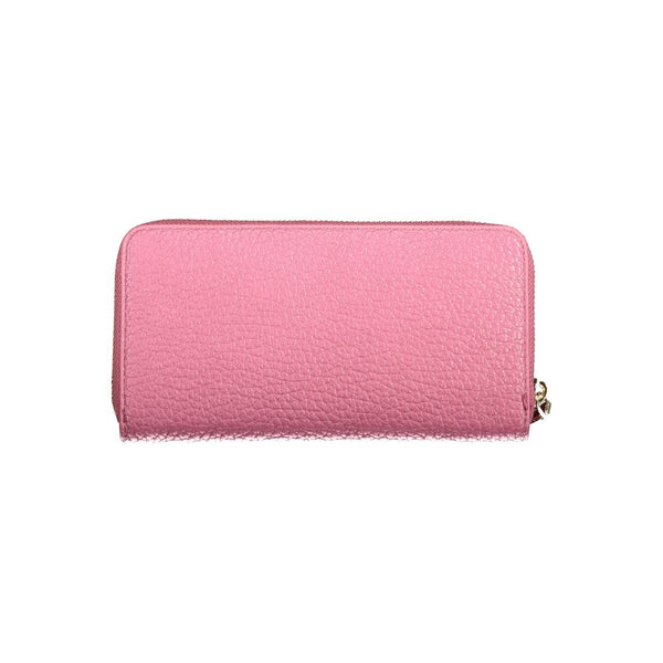 Pink Polyethylene Wallet Valentino Bags