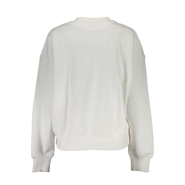 White Cotton Sweater Calvin Klein