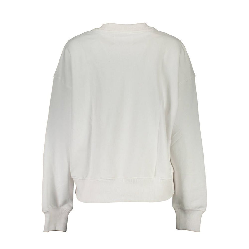 White Cotton Sweater Calvin Klein
