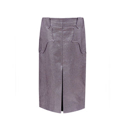Purple Polyamide Skirt Tom Ford