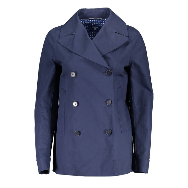 Blue Cotton Women Jacket Gant