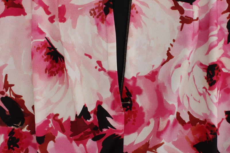 Floral Elegance Sheath Long Dress Dolce & Gabbana