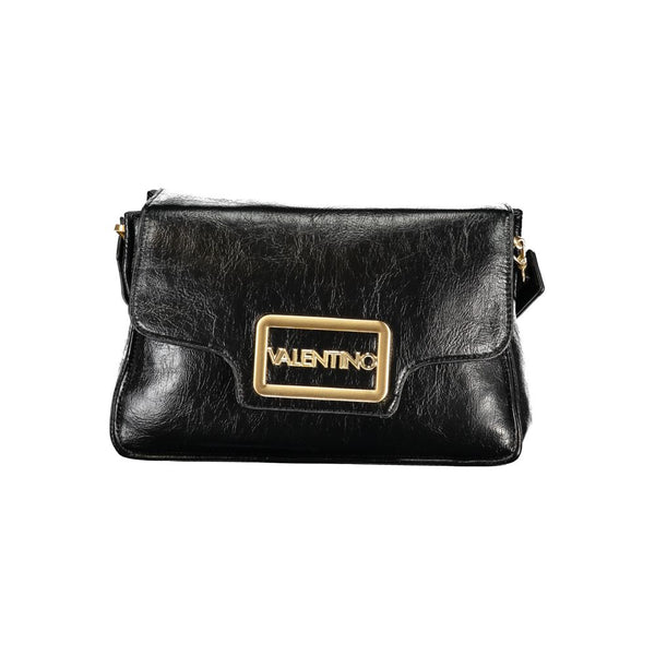 Black Polyethylene Women Handbag Valentino Bags