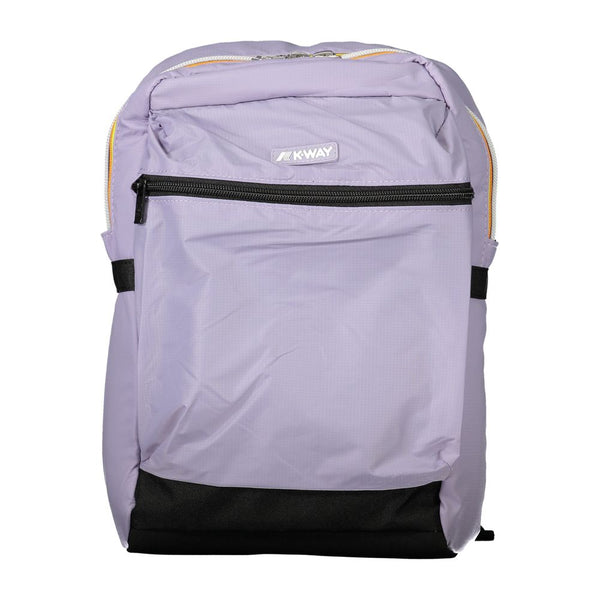 Purple Polyamide Women Backpack K-WAY