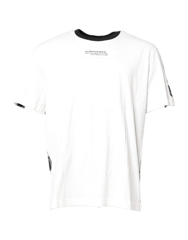 Multicolor Camouflage Crew Neck T-shirt Dolce & Gabbana