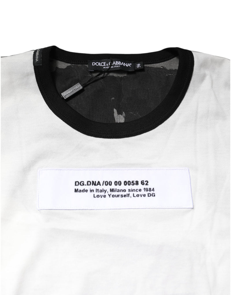 Multicolor Camouflage Crew Neck T-shirt Dolce & Gabbana