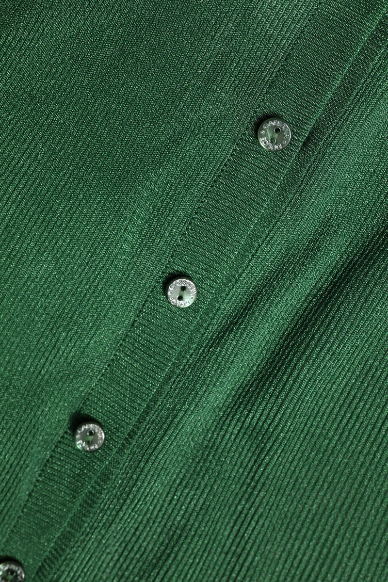 Green Polyester Long Sleeves Cardigan Sweater Dolce & Gabbana