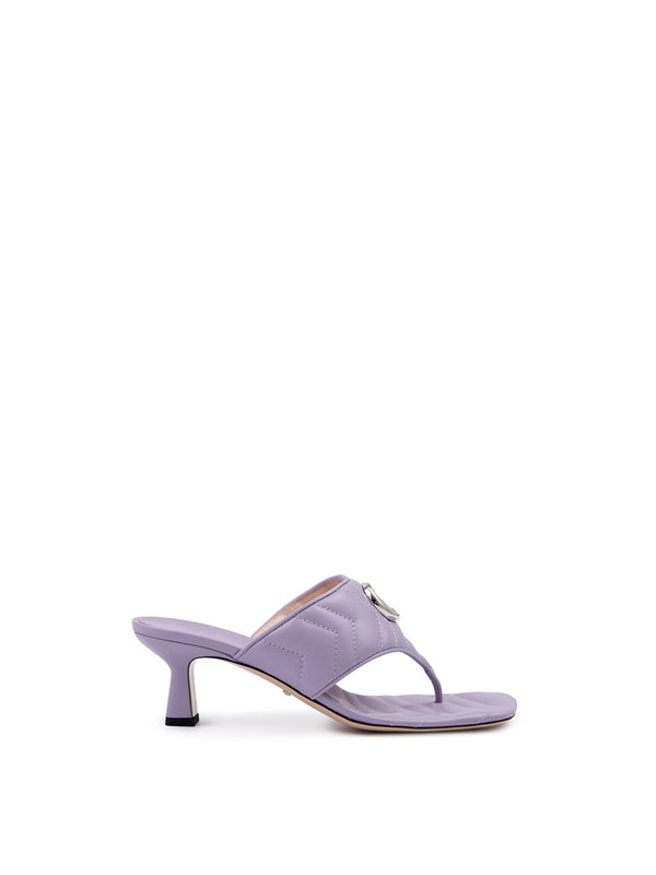 Mystic Purple Nappa Charlotte Leather Sandals Top 5 Review Fashion Studio