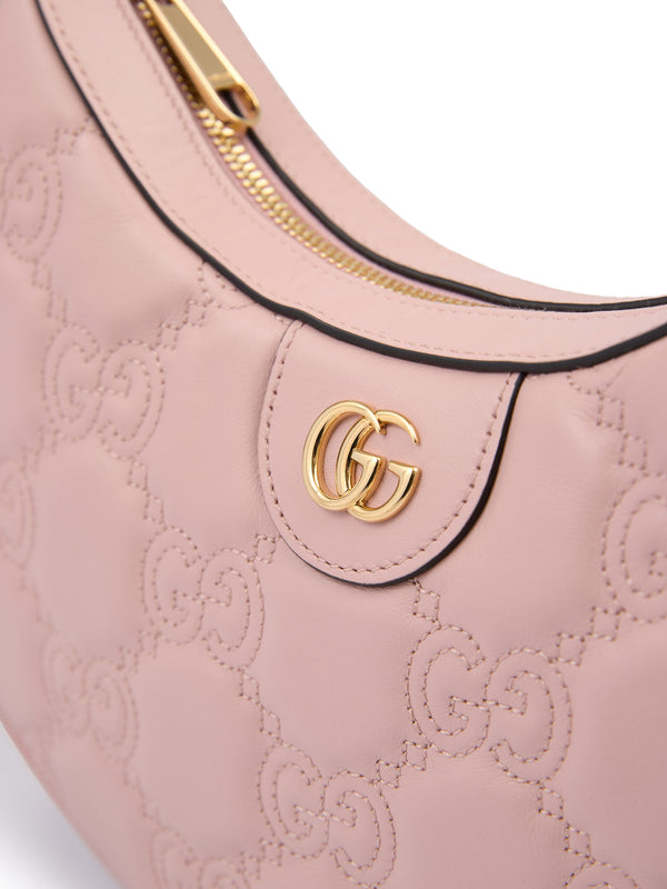 Light Pink Leather Shoulder Bag Gucci