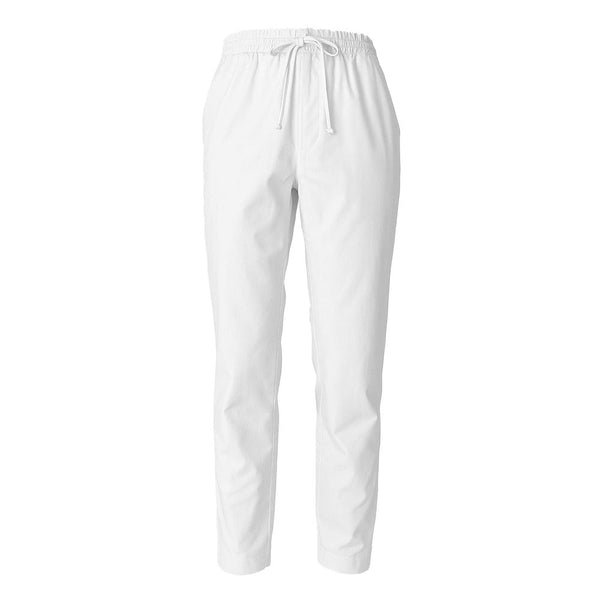 White Cotton Jeans & Pant Alpha Studio