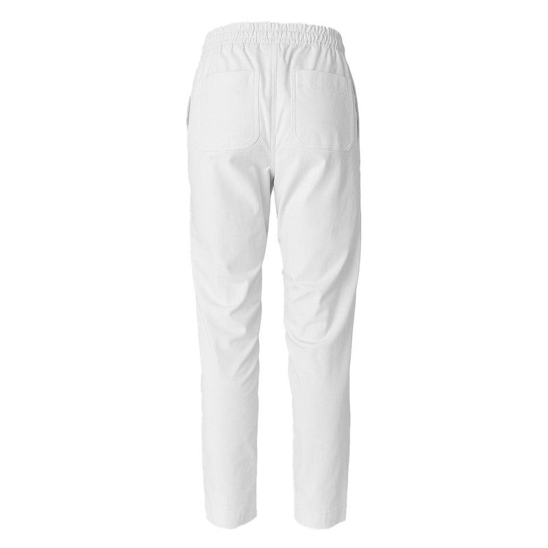 White Cotton Jeans & Pant Alpha Studio