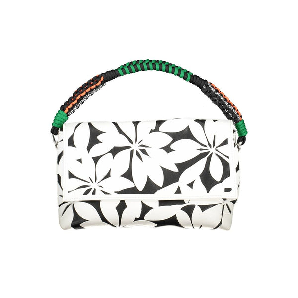 White Polyethylene Women Handbag Desigual