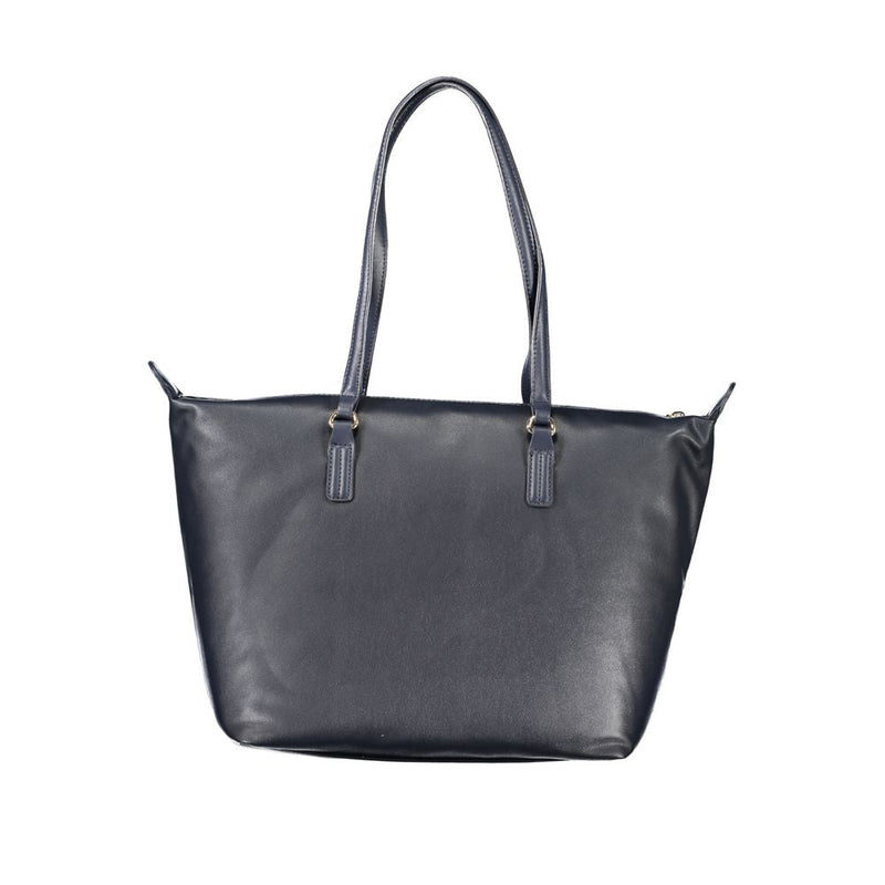 Blue Polyester Handbag Tommy Hilfiger