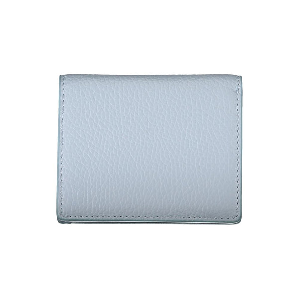 Light Blue Leather Women Wallet Coccinelle
