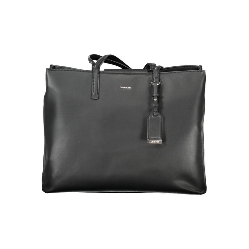 Black Polyester Women Handbag Calvin Klein