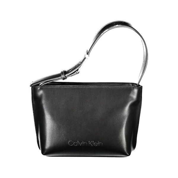 Black Polyester Women Handbag Calvin Klein