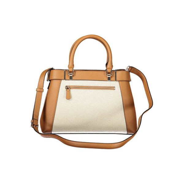 Brown Cotton Women Handbag Guess Jeans