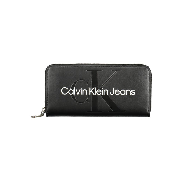 Black Polyethylene Women Wallet Calvin Klein