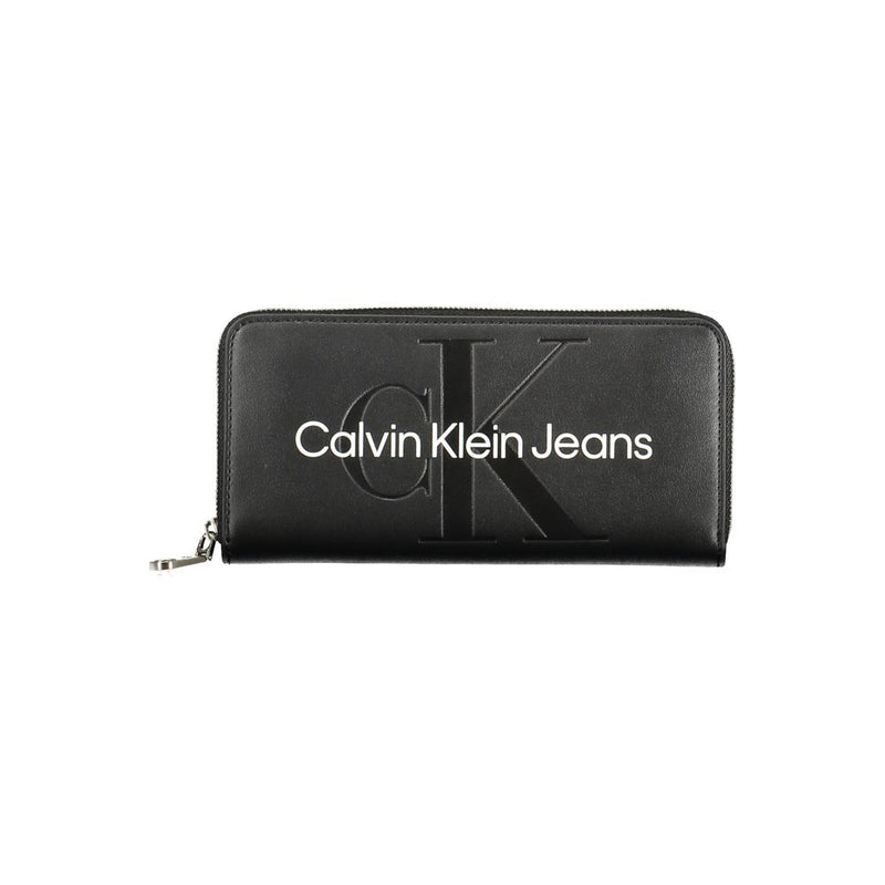 Black Polyethylene Women Wallet Calvin Klein