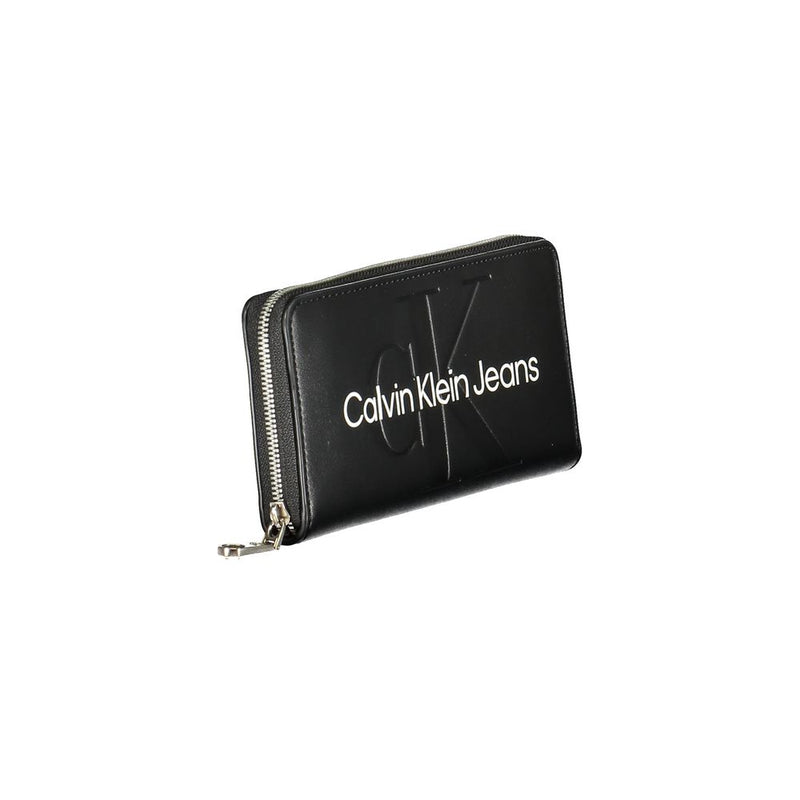 Black Polyethylene Women Wallet Calvin Klein