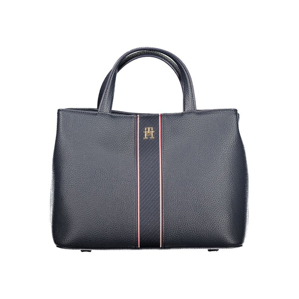 Blue Polyethylene Women Handbag Tommy Hilfiger