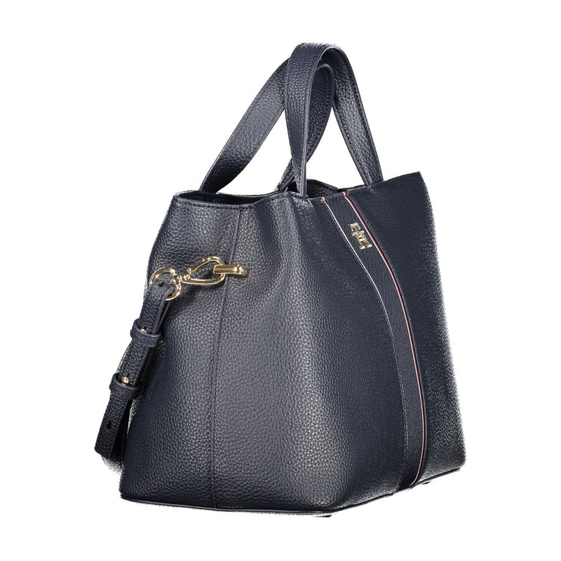 Blue Polyethylene Women Handbag Tommy Hilfiger