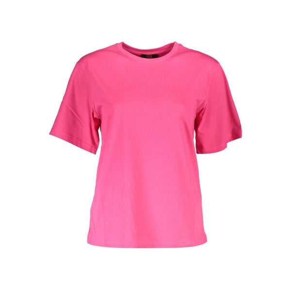 Pink Cotton Women Top Cavalli Class