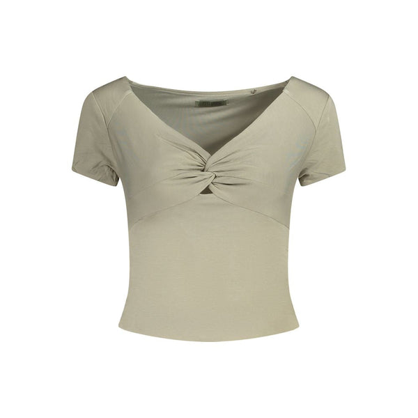 Green Modal Tops & T-Shirt Guess Jeans