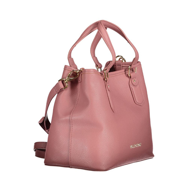Pink Polyethylene Women Handbag Mario Valentino