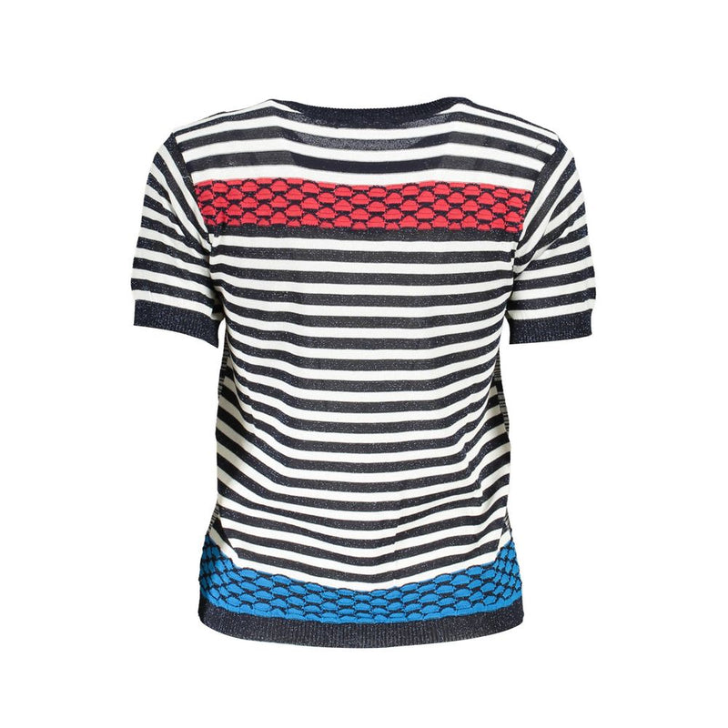 Blue Cotton Women Sweater Desigual
