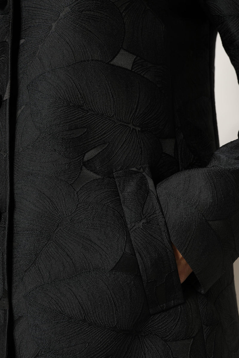 Black Single Breasted Trench Coat Jacket Dolce & Gabbana
