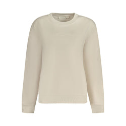 Beige Cotton Women Sweater Calvin Klein