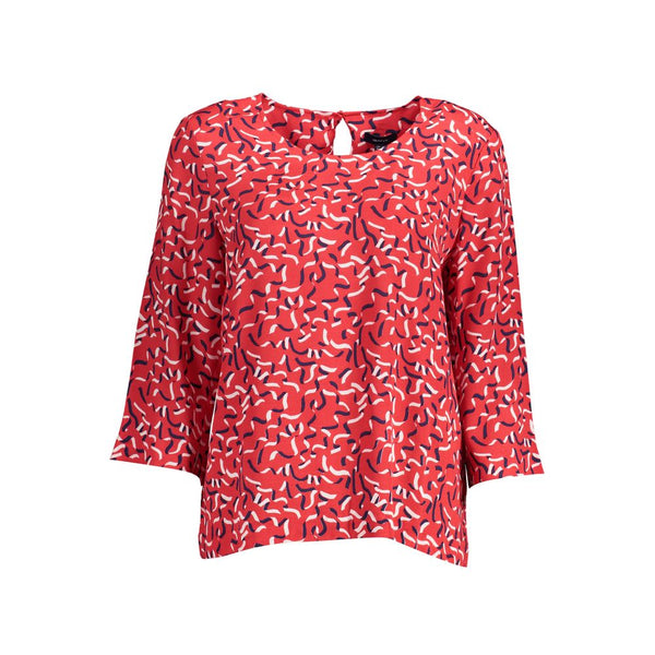 Red Viscose Women Sweater Gant