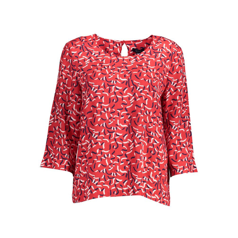 Red Viscose Women Sweater Gant