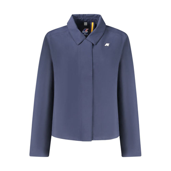 Blue Polyester Women Jacket K-WAY