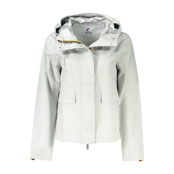 Gray Linen Women Jacket K-WAY