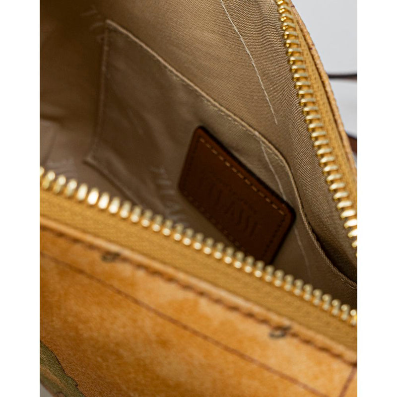 Beige Leather Handbag Alviero Martini Prima Classe