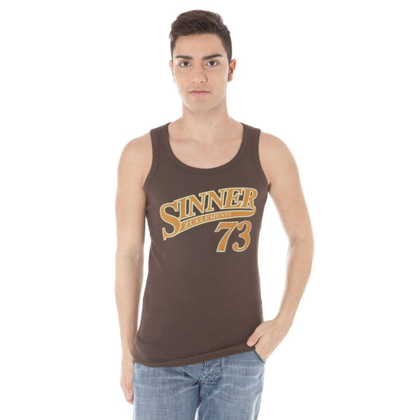 Brown Cotton T-Shirt Zuelements