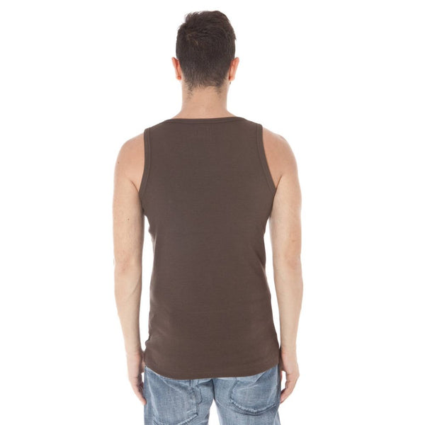 Brown Cotton T-Shirt Zuelements