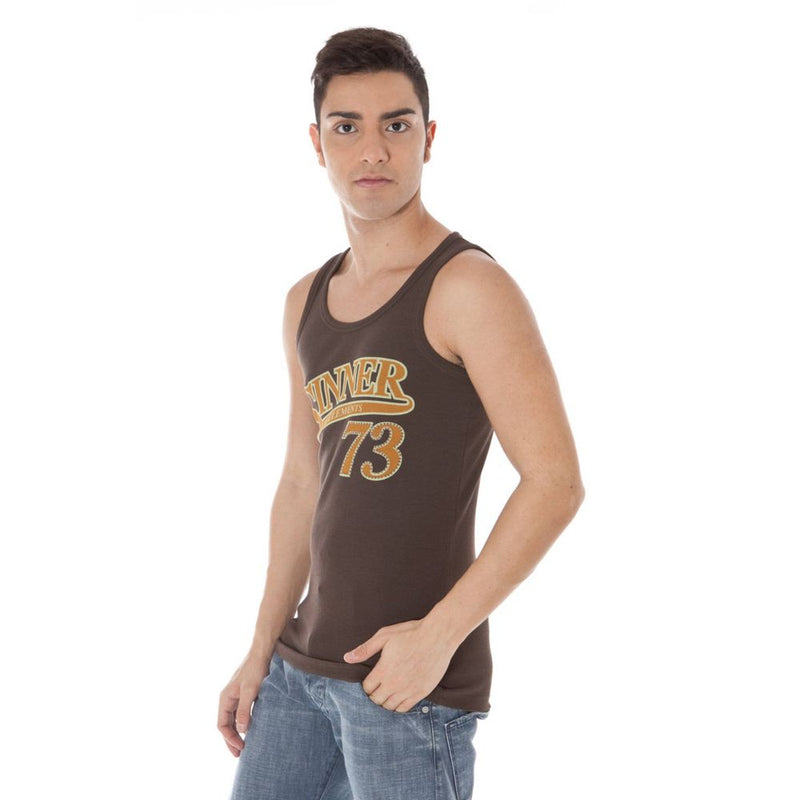 Brown Cotton T-Shirt Zuelements
