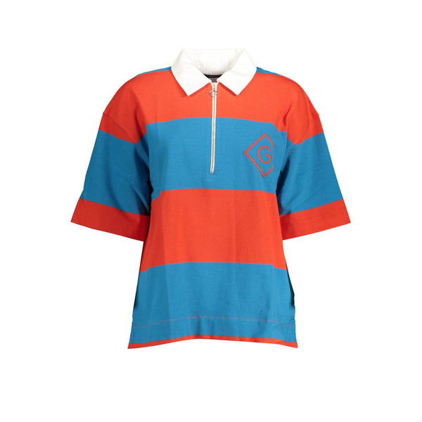 Red Cotton Women Polo Shirt Gant